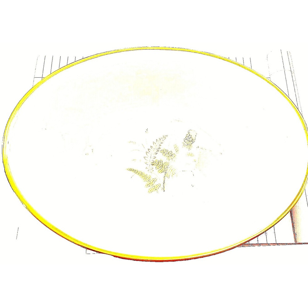 Hutschenreuther‎ THE FERNDALE  Porcelain Oval Vegetable Bowl 10"